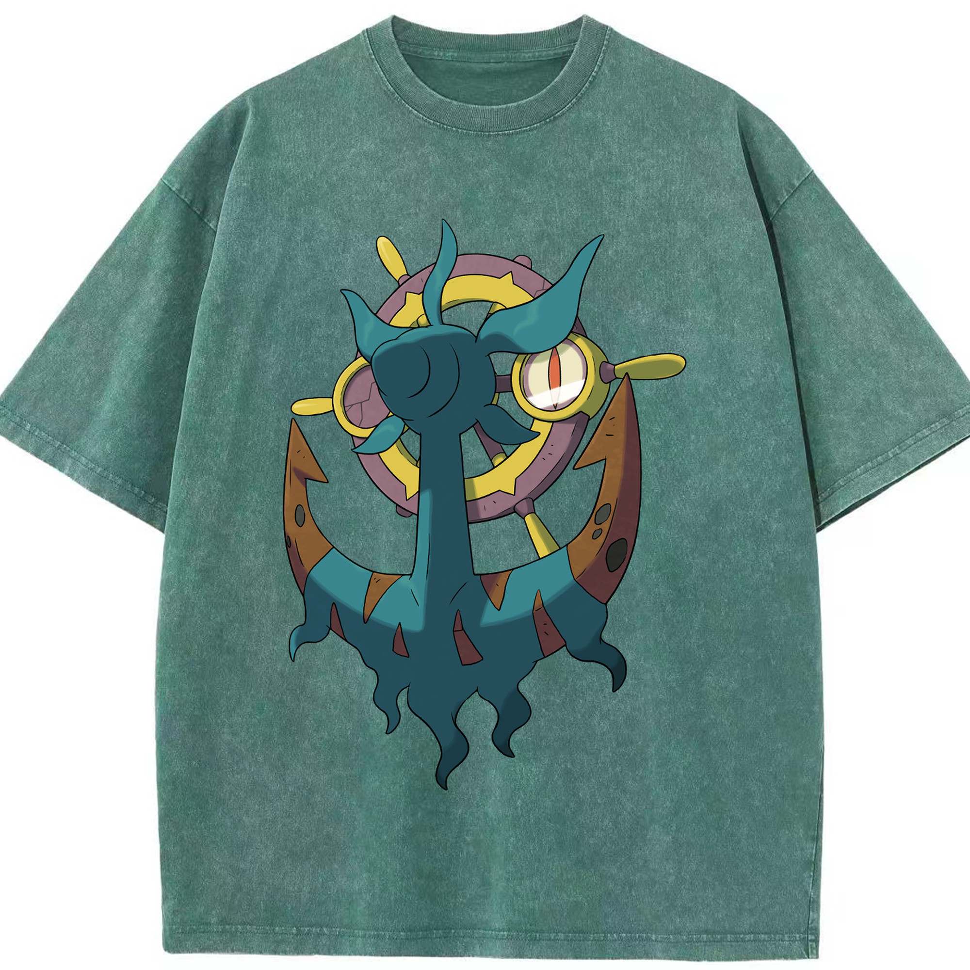 （画像用） ポケットモンスター Pokémon 綿100% ヴィンテージ風 半袖Tシャツ（フロントプリント）